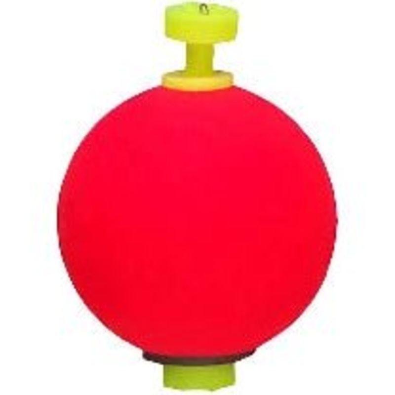 Danielson Weighted Round Snap Float 1-1/4 Fluorescent Red Qty 2