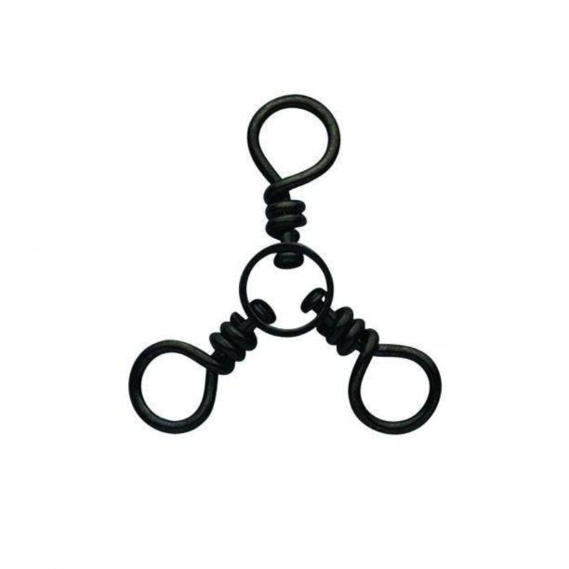 Eagle Claw 3-Way Swivels Size 2 Qty 3