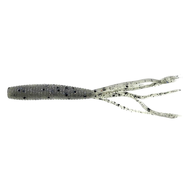 Gary Yamamoto Saltwater Series IKA 3.5 Qty 10 Blue Pearl/Black Holo