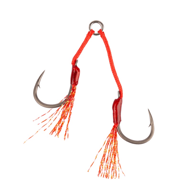 Mustad Alpha Light Double Assist Hooks Size 2/0 Qty 2