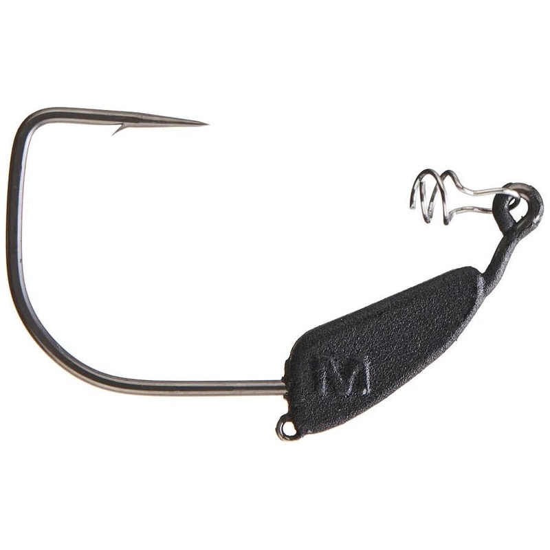 Mustad Tactical Bass Infiltrator Weighted Qty 3 Black