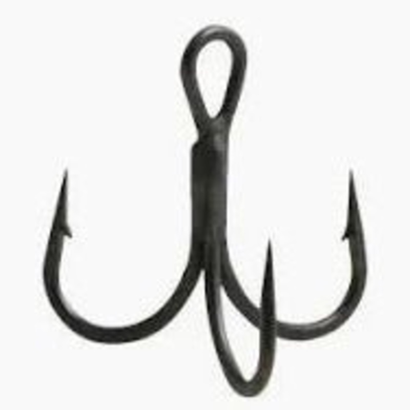 Owner Short Shank Treble Hooks Sz 2/0 Qty 5