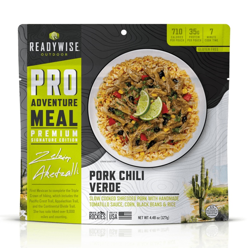 ReadyWise Outdoor Pro Adventure Meal Pork Chili Verde