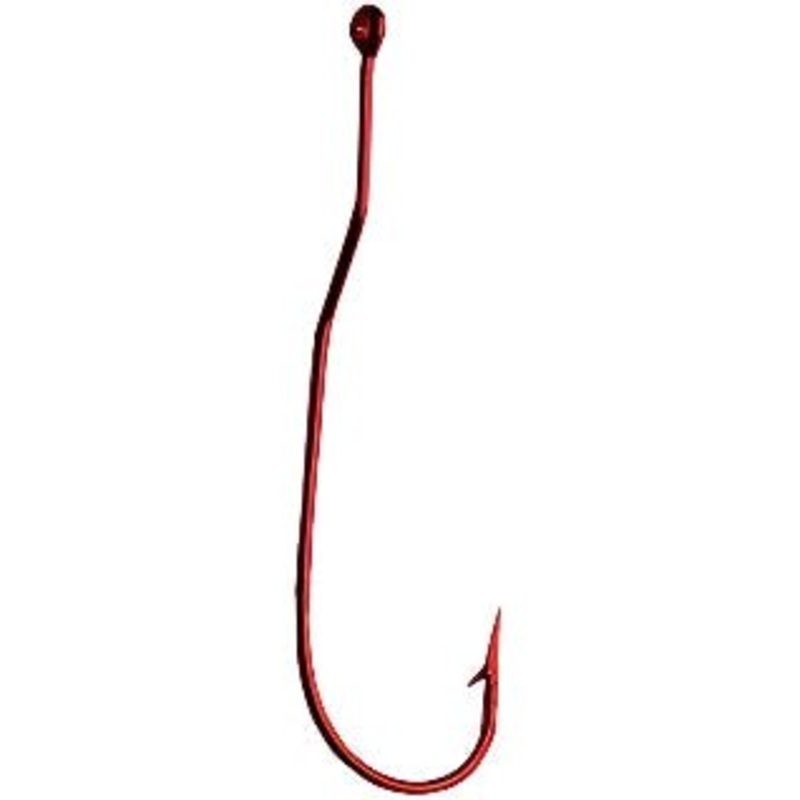 Tru-Turn Panfish/Crappie Cam Action Hooks Sz 8 Qty 7 Blood Red