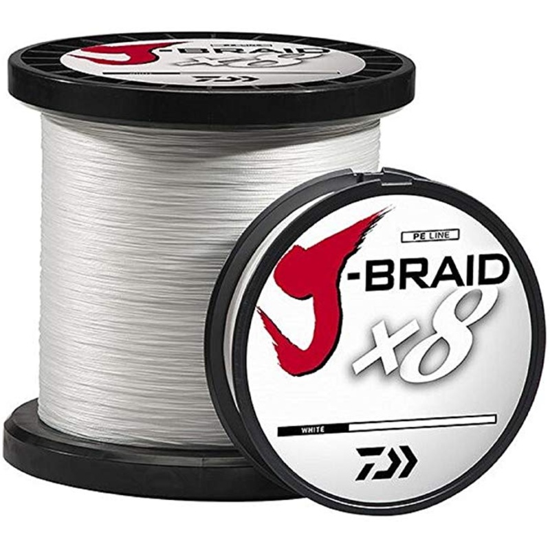 Daiwa J-Braid X8 330YDS White Braided Line