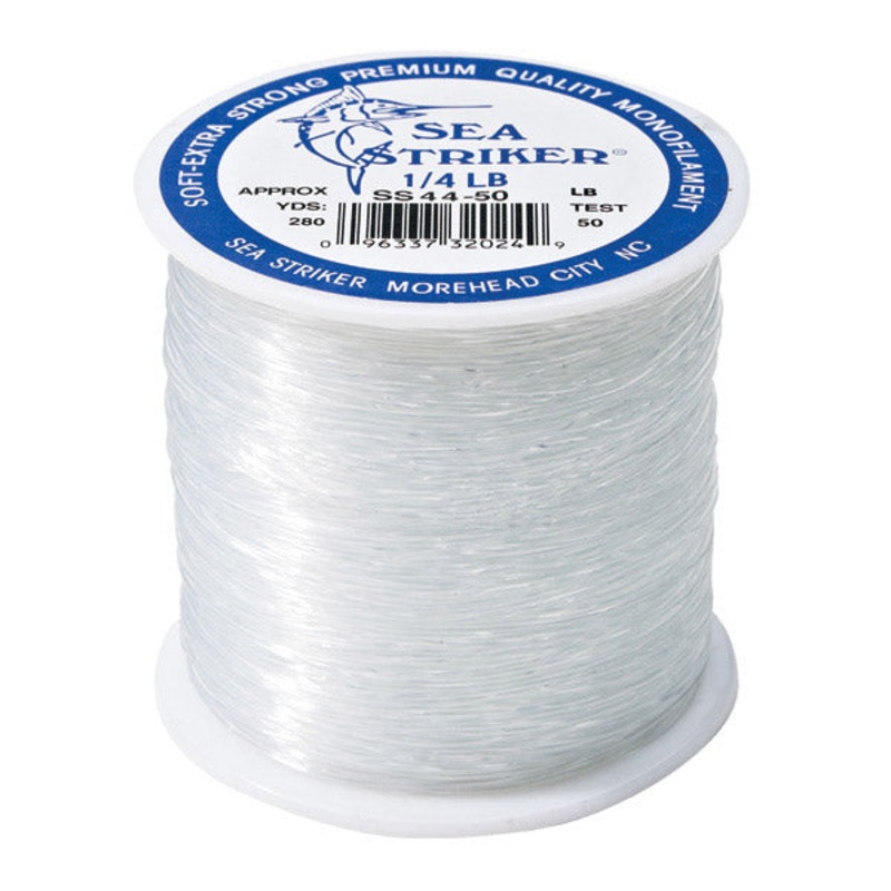 Sea Striker 1/4 lb Spools Clear Monofilament