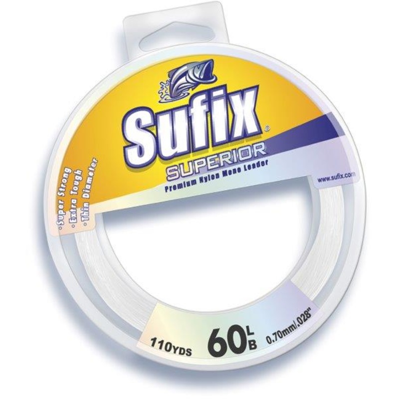 Sufix 110yd Skein Clear Monofilament Leader
