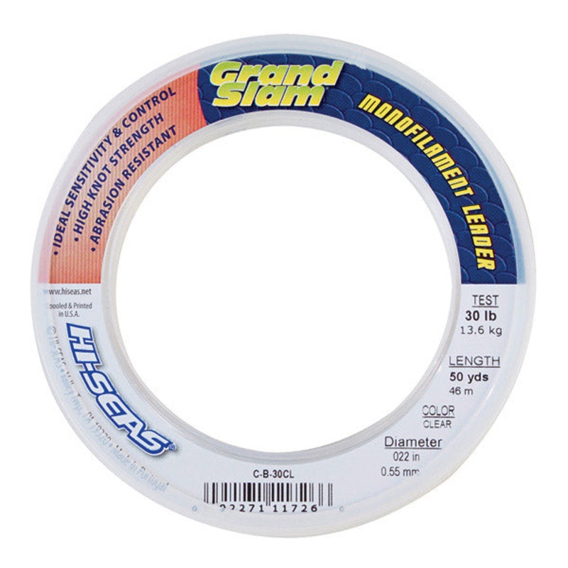 Hi-Seas Mono Leader Spools|130LB|15LB|20LB|25LB|30LB|40LB|50LB|60LB|80LB|100LB