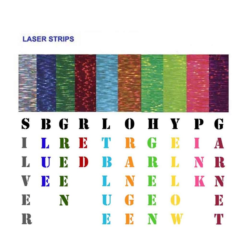 Witchcraft Decorative Tape 2 x 6 Laser Stripes