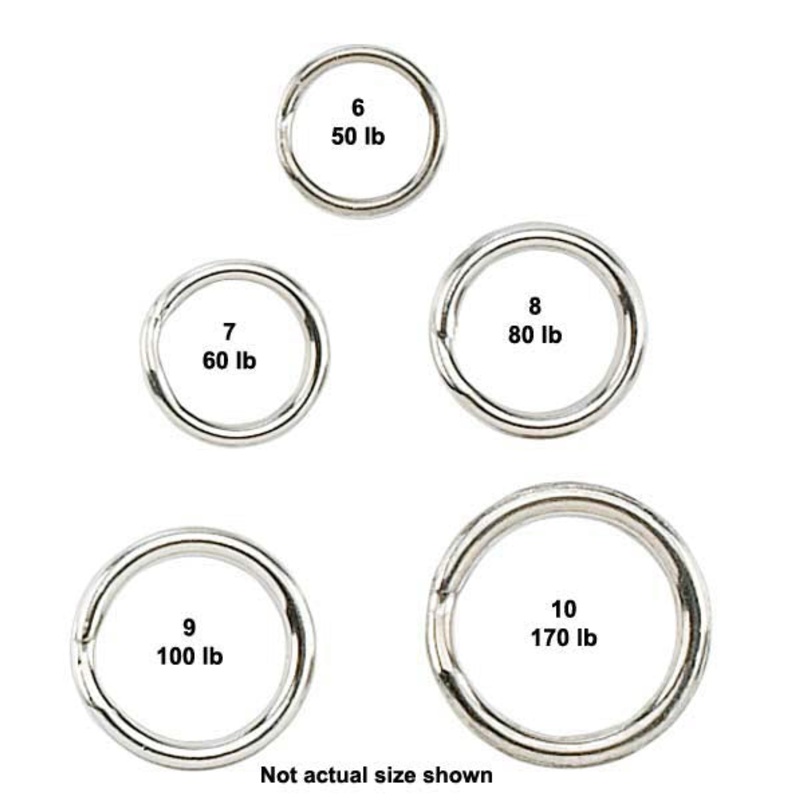 Sampo Stainless Split Rings|10|3|5|6|7|8|9
