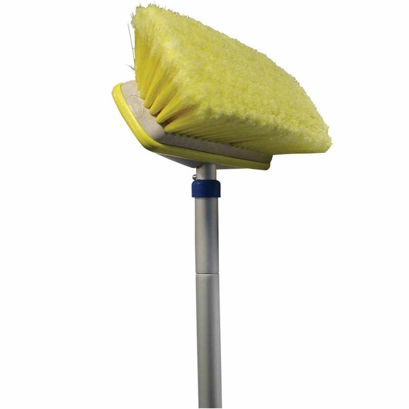 StarBrite Deck Brush Kit Deluxe Telescoping Yellow