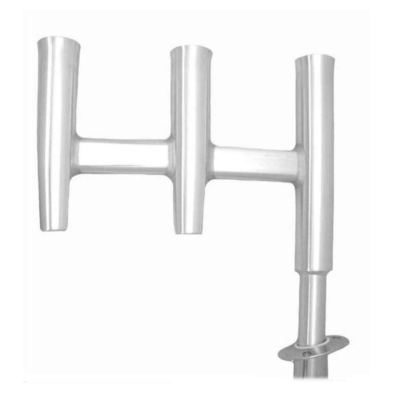 Tigress Offset Triple Aluminum Rod Holder
