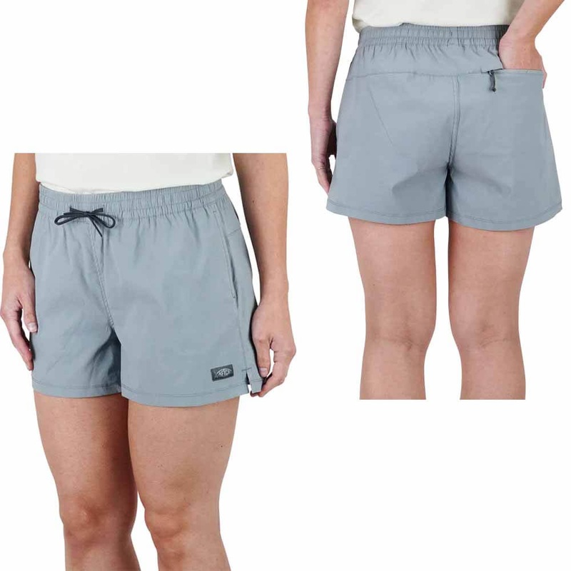 Aftco Harbor Gray Cloudbreak Volley Women'S Short