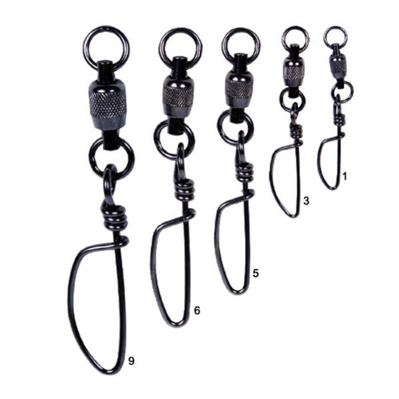 Billfisher 10pk Krok Ball Bearing Snap Swivels