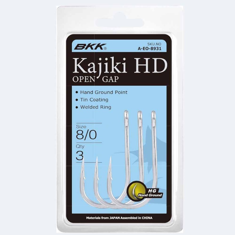 BKK Kajiki HD Open Gap Hook|10/0|8/0|9/0