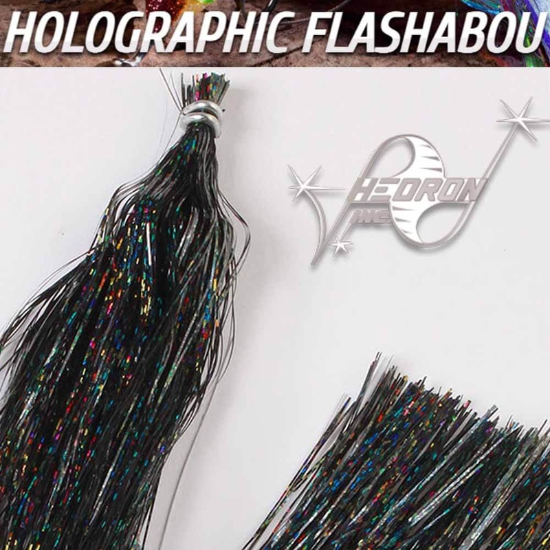 Hedron Holographic Flashabou|BLACK
