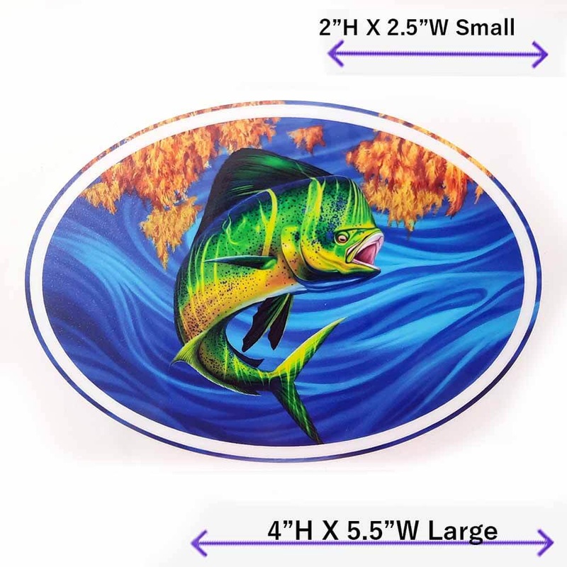 Mahi Weedline Decal|LARGE|SMALL
