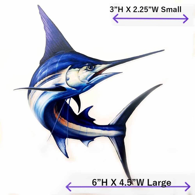 Marlin Decal|LARGE|SMALL