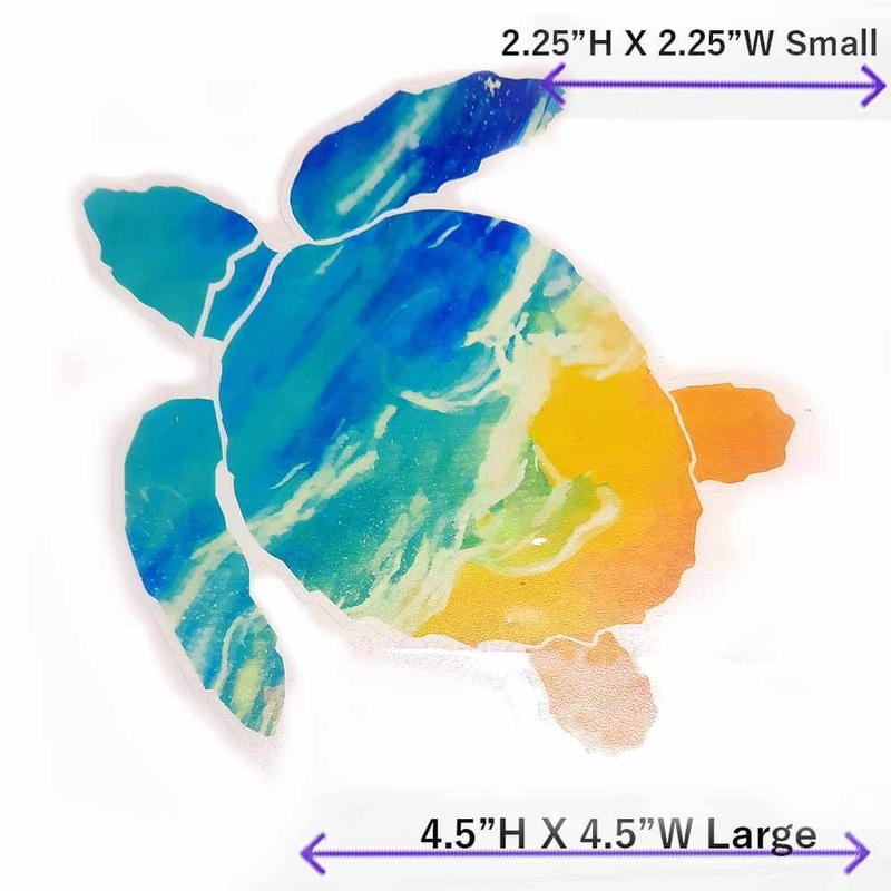 Turtle Decal|LARGE|SMALL