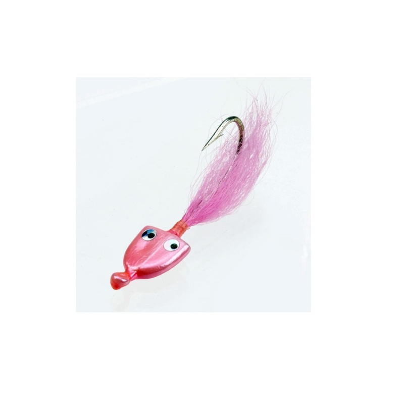 Wiggle 1/8oz Bonefish Jigs|BROWN|GREEN|PINK|WHITE|YELLOW