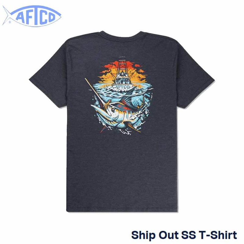 Aftco Charcoal Heather Ship Out T-Shirt