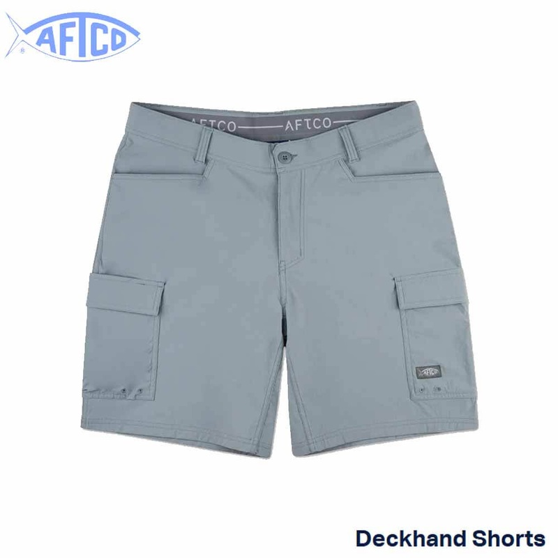 Aftco Steel Deckhand Shorts|30|32|34|36|38|40