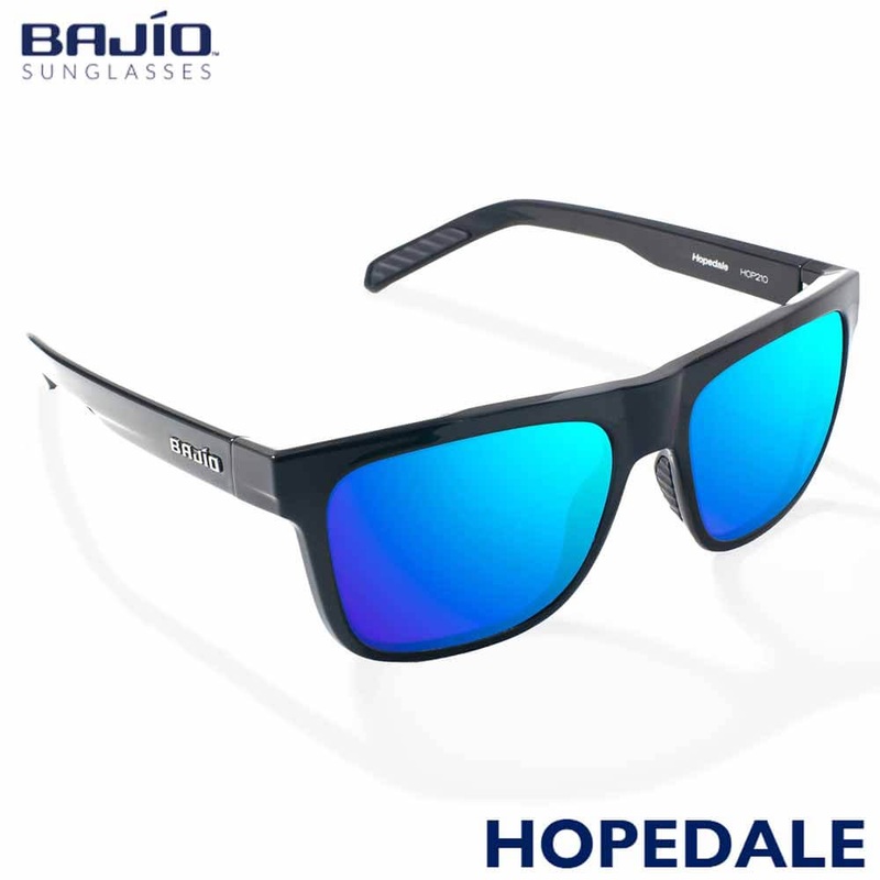 Bajio Hopedale Sunglasses|BLACK GLOSS/BLUE GLASS