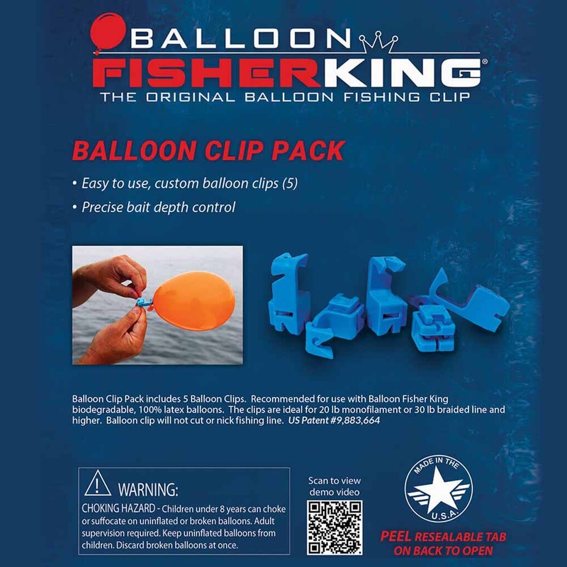 Balloon FIsher King Balloon Clip 5PK