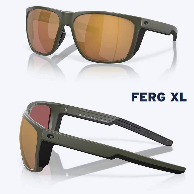 Costa Ferg XL Sunglasses|MATTE OLIVE|580G GOLD