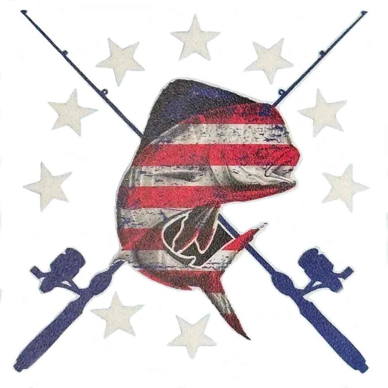 Fishing Mahi Decal|LARGE|SMALL