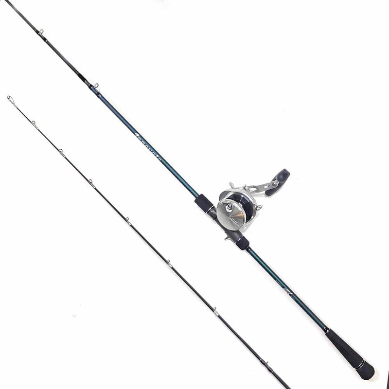 Shimano Ocea Jigger 4000HG Reel And Temple Reef Innovate Slow Pitch Rod Combo