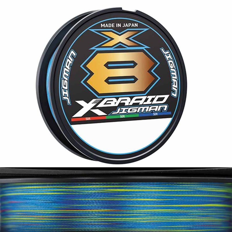 XBRAID X8 Multi Color 600YD Jigman Braid