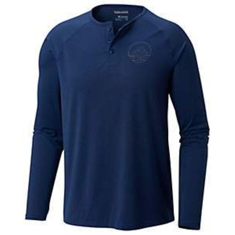 COLUMBIA - OMNI SHADE TRAIL SHAKER III LONG SLEEVE HENLEY BUTTON UP