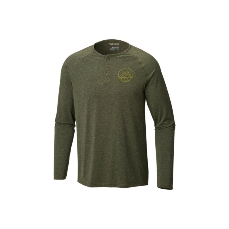COLUMBIA - TRAIL SHAKER III LONG SLEEVE HENLEY BUTTON