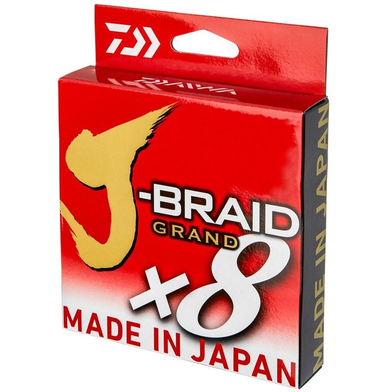 Daiwa J-Braid Grand|8 LB|10 LB|20 LB|30 LB|40 LB|50 LB|65 LB|DARK GREEN|GRAY-LIGHT