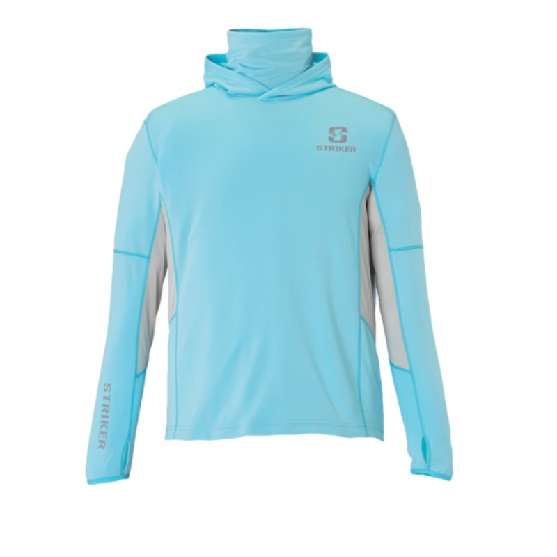 STRIKER HYTIDE UPF HOODY|L|XL|VAPOR BLUE