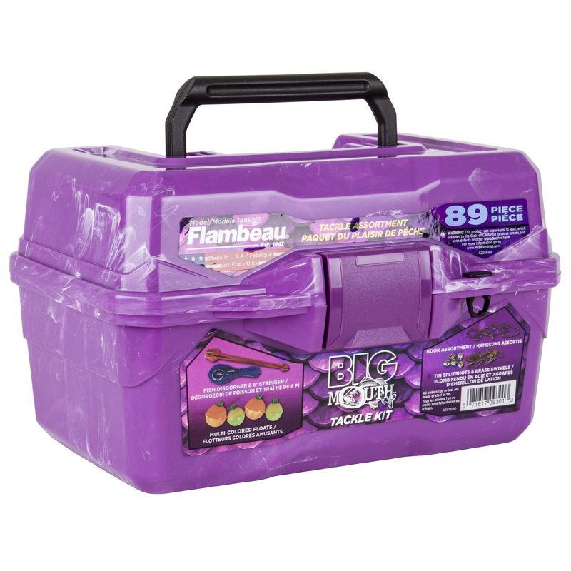 Big Mouth Tackle Box Kit - Purple Swirl