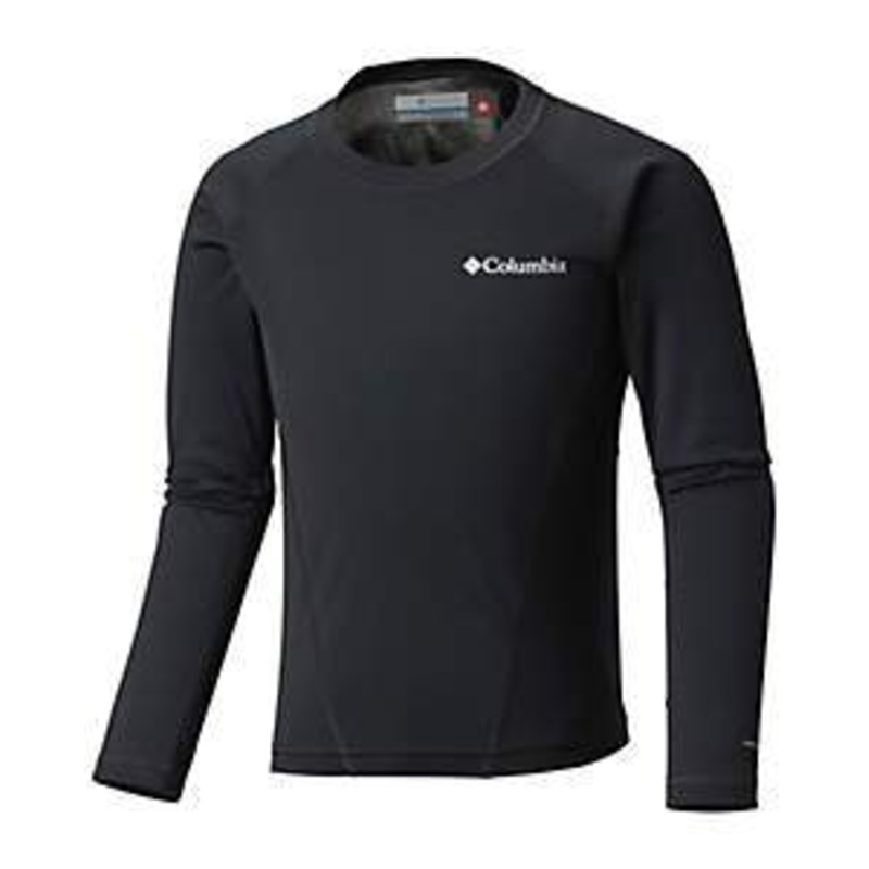 COLUMBIA - BASELATER HEAVYWEIGHT OMNI HEAT - LONG SLEEVE HALF ZIP- BLUE