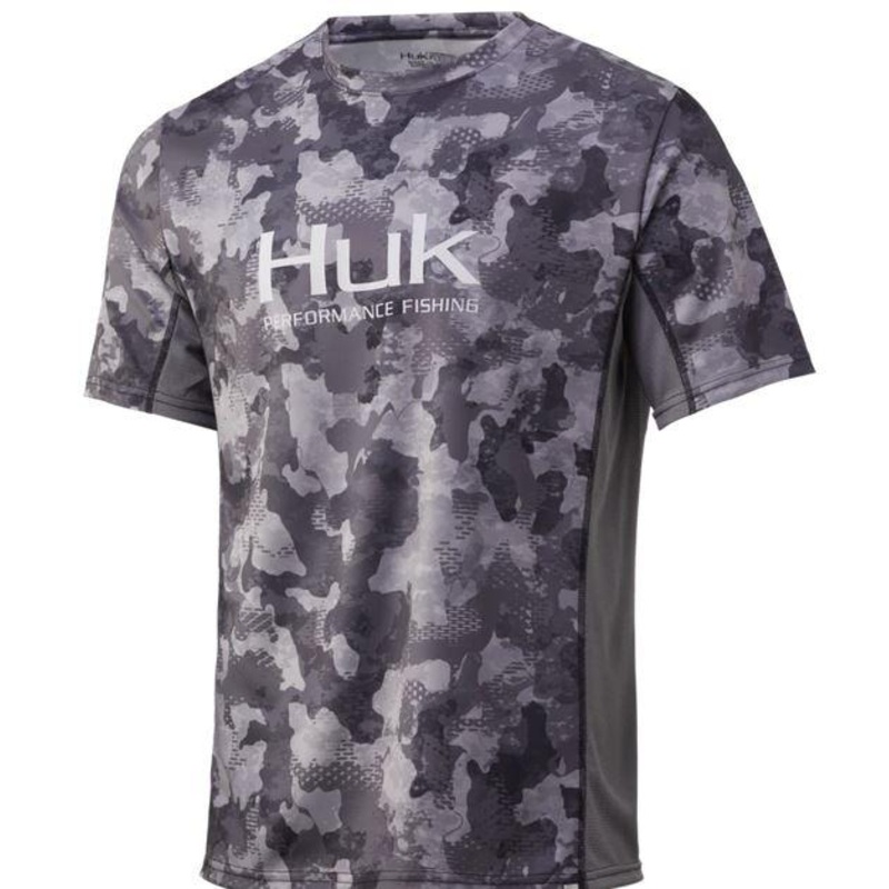 HUK ICON X REFRACTION CAMO SS TEE