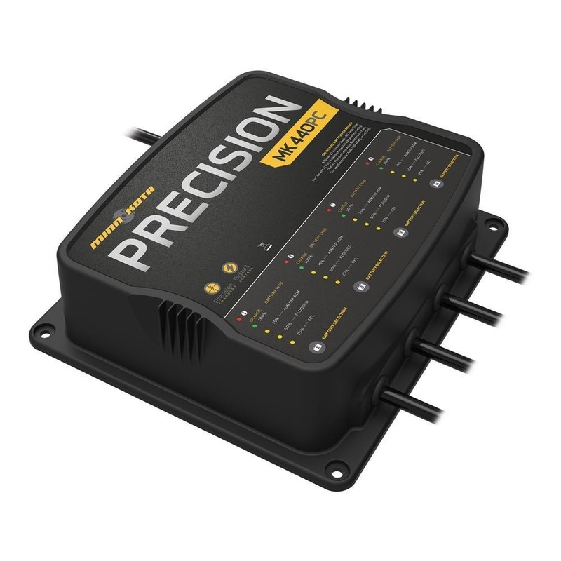 MINN KOTA - BATTERY CHARGER - MK-440 4 BANK 10 AMP