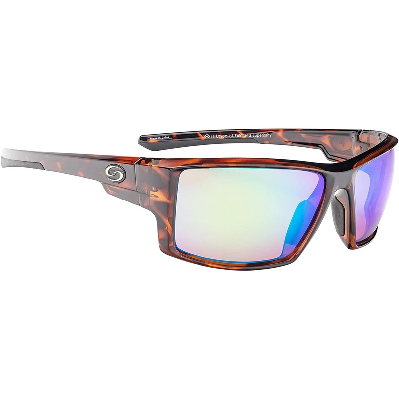 STRIKE KING PICKWICK TORTOISESHELL/GREEN MIRROR SUN GLASSES