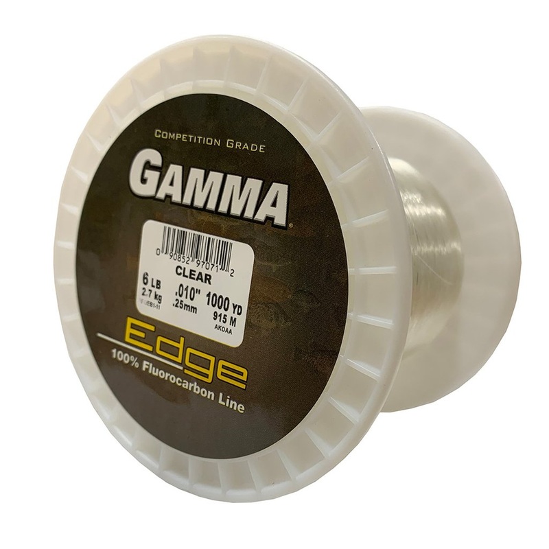 GAMMA EDGE 100% CLEAR FLUOROCARBON LINE 500 YRD
