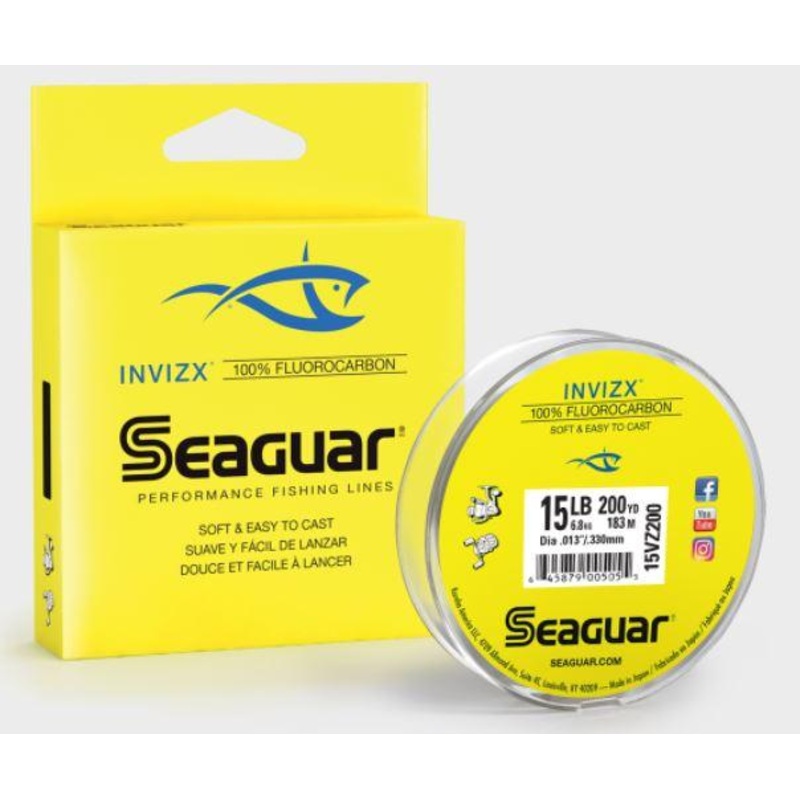 Seaguar Invizx Fluorocarbon Performance Fishing Line