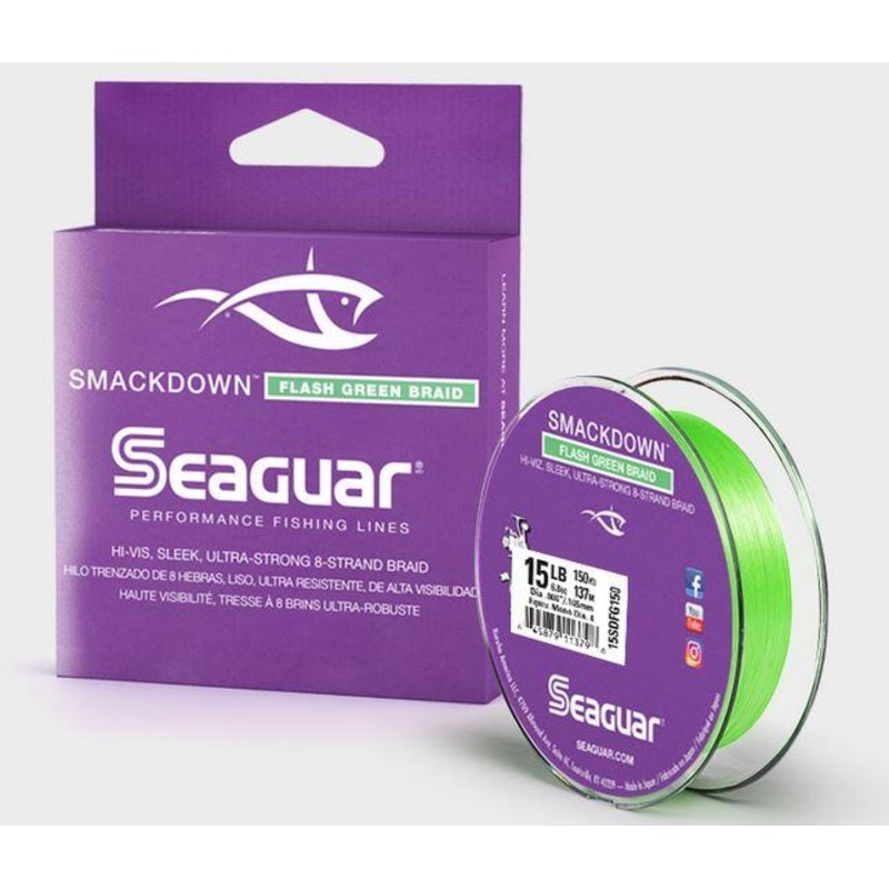 SEAGUAR SMACKDOWN BRAIDED PERFORMANCE FISHING LINE