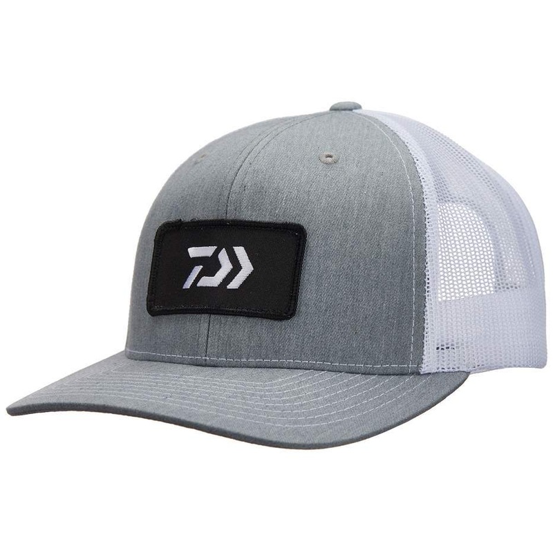 DAIWA GREY/WHITE DVEC TRUCKER HAT