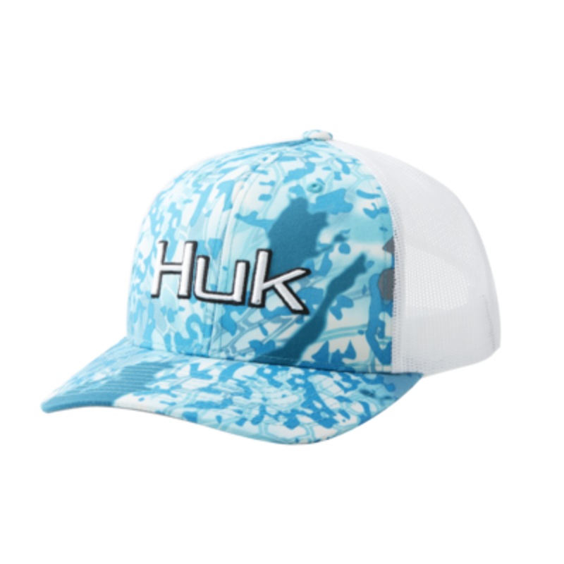 HUK MOSSY OAK HYDRO MESH HAT (SNAP BACK)