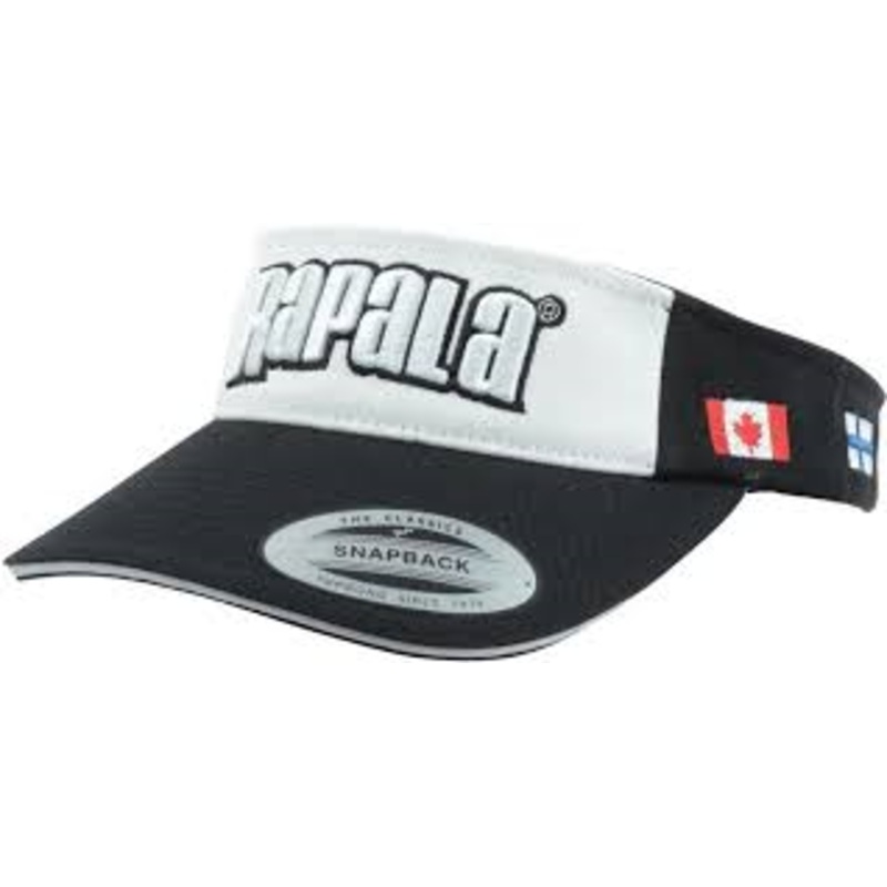 RAPALA - VISOR CAP|BLACK/WHITE