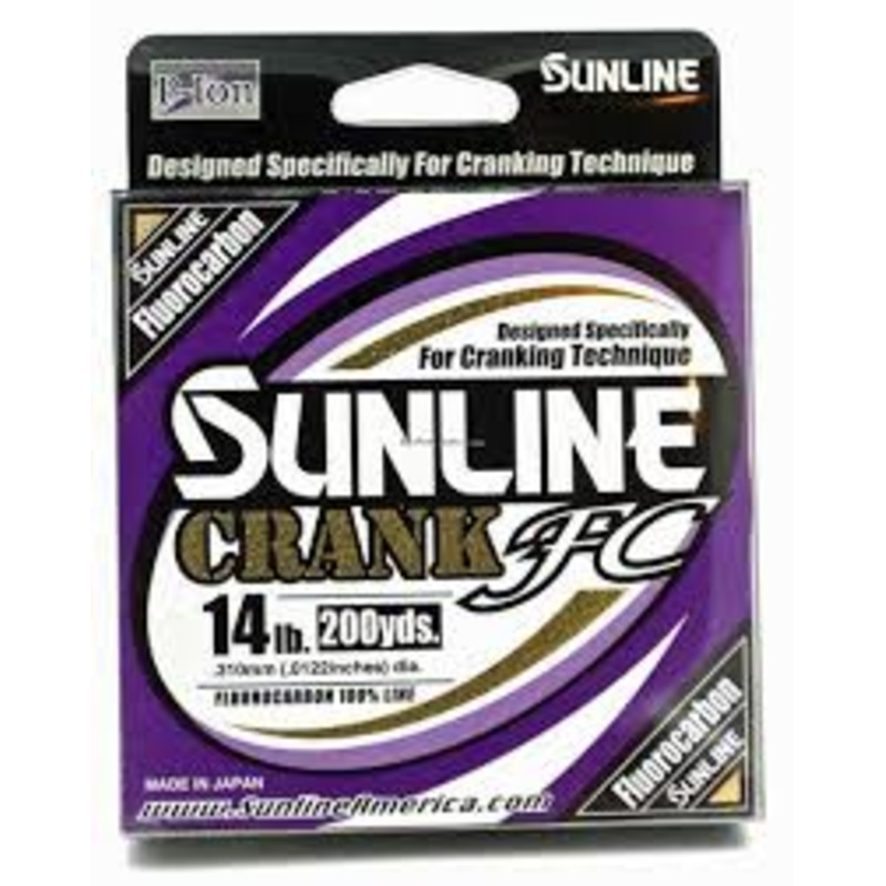 SUNLINE CRANK FC FLUOROCARBON LINE    200 YDS