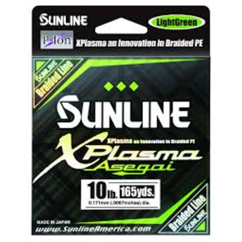 SUNLINE XPLASMA ASEGAI BRAIDED LINE  165 YDS