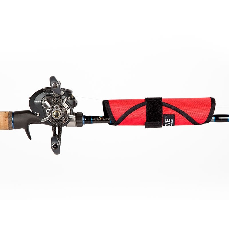 Tackle Depot- Rod Bait Cover Red/blk